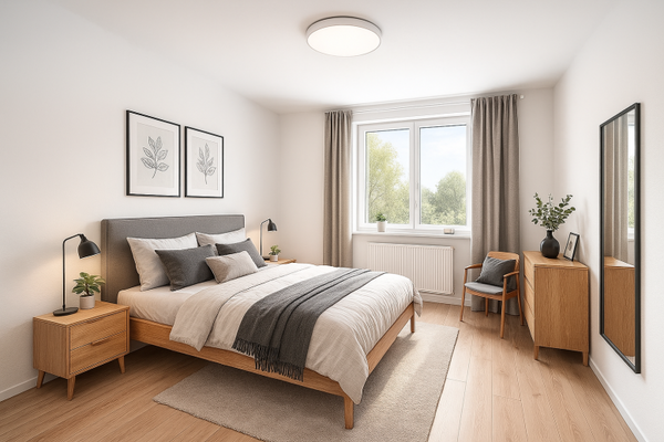 WBS64 Schlafzimmer Visualisierung