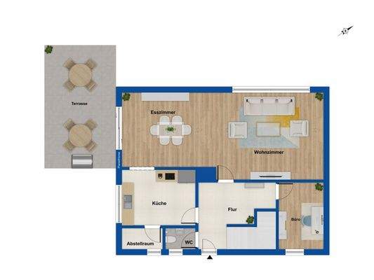 Grundriss Erdgeschoss