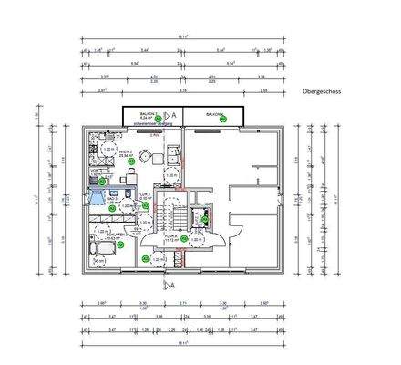 Haus 17a Obergeschoss