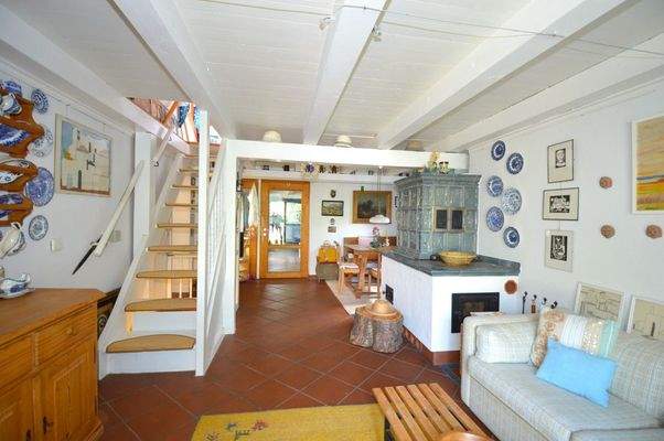 Wohnen-Essen II Kachelofen