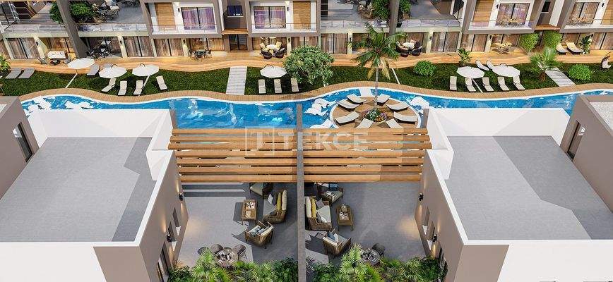 2+1 Apartments with Gardens and Terraces in North Cyprus