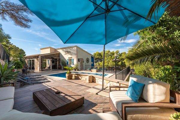 Villa mit Meerblick und Pool in Costa d'en Blanes