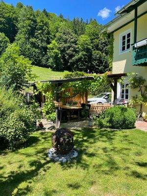 Garten nach Westen...