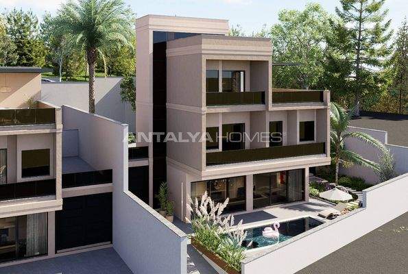 Detached 4-Bedroom Sea View Villa with Pool in Alanya