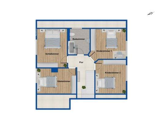 Grundriss Obergeschoss