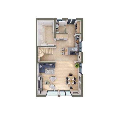 Gestaltungsbeispiel Grundriss EG