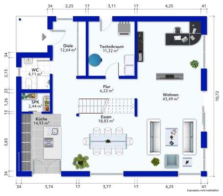 Grundriss Erdgeschoss