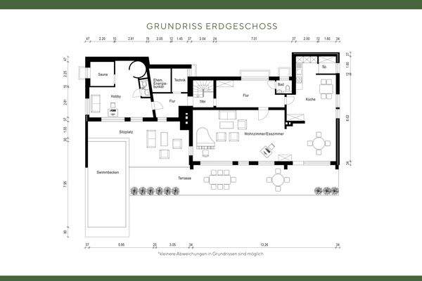 Grundriss Erdgeschoss