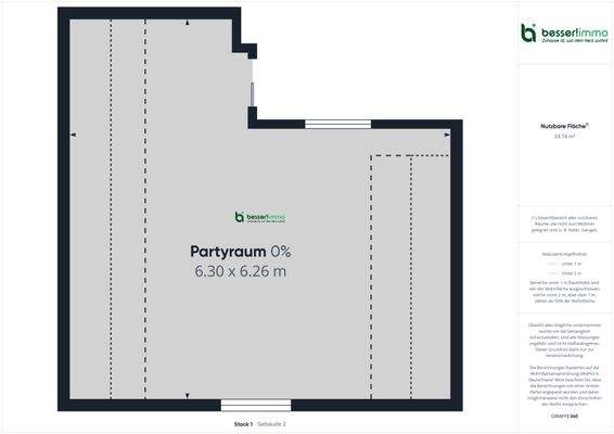 Grundriss Nebengelass OG