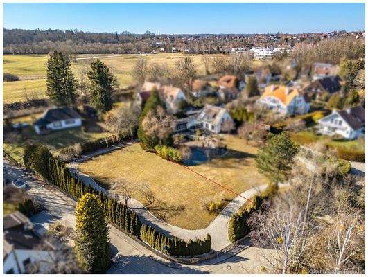 Blick auf das Grundstück