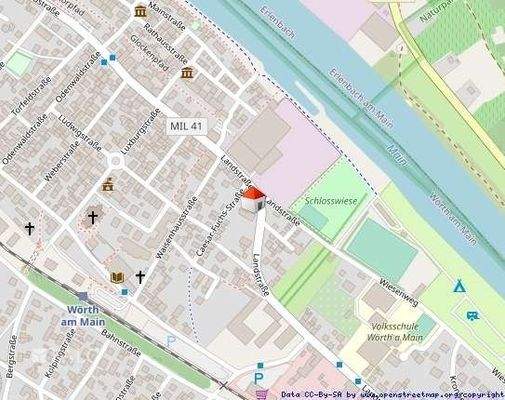 Lageplan Wörth am Main