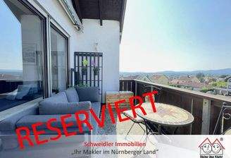 Blick vom Balkon