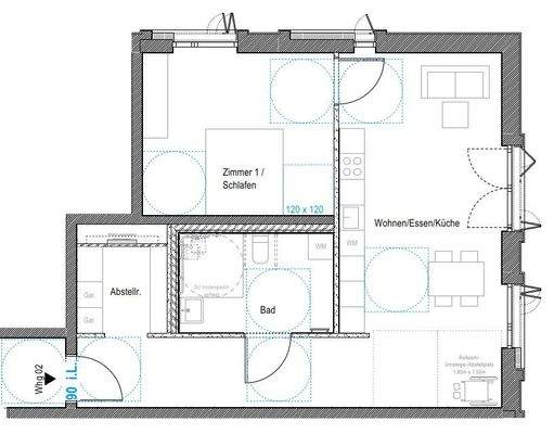 0749 Grundriss Whg. 2