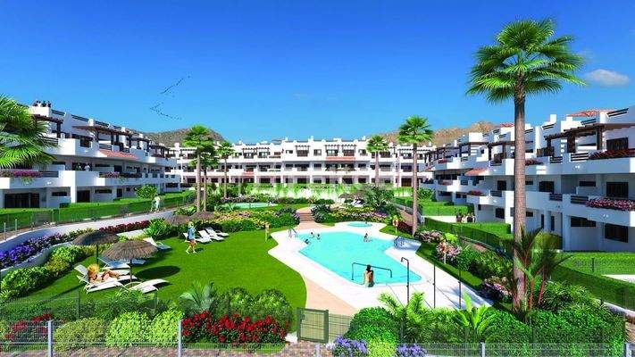 Apartments in a Complex in Almeria Spain