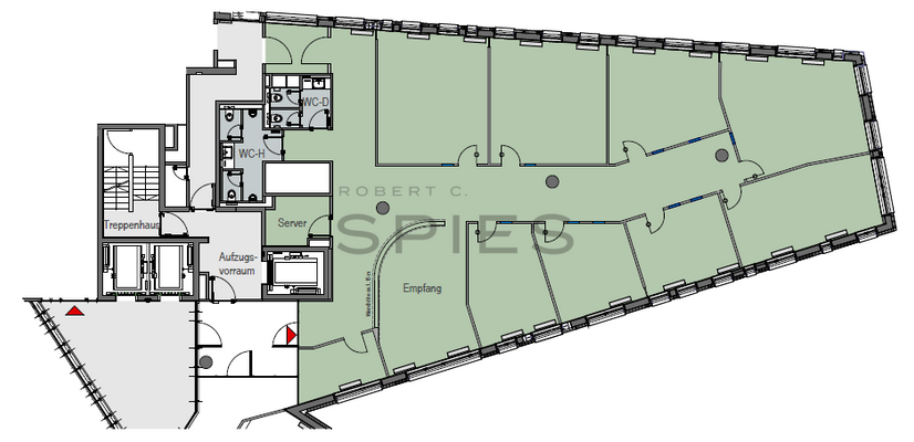 AUFTEILUNG / 1. OG / ca. 401 m²