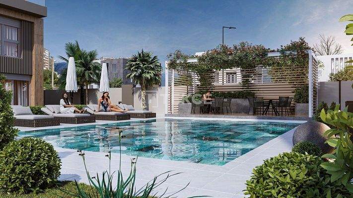 Apartments in a Complex with a Pool Near Antalya Airport