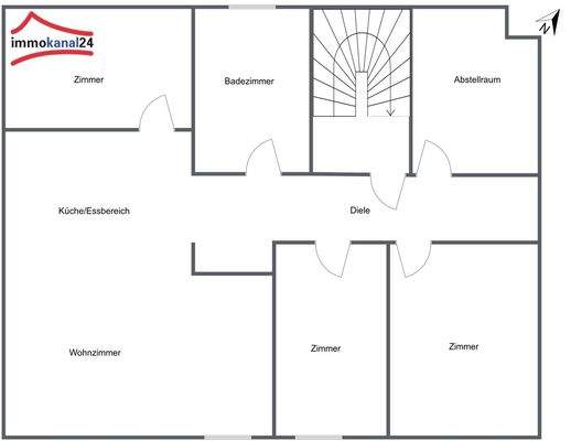 Grundriss DG - Beispiel