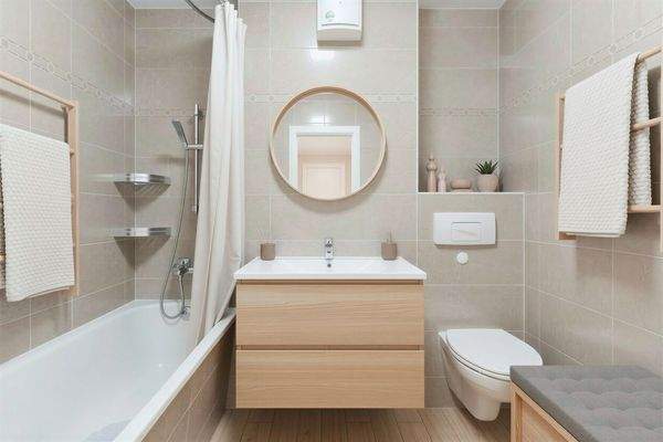 Badezimmer - Visualisierung 