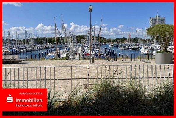 traumhafter Blick auf den Hafen