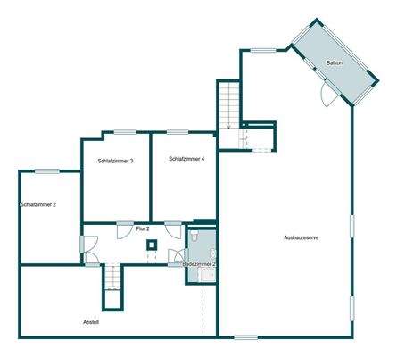 Grundriss Skizze 1.OG