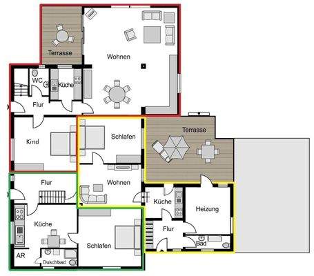Erdgeschoss Grundriss