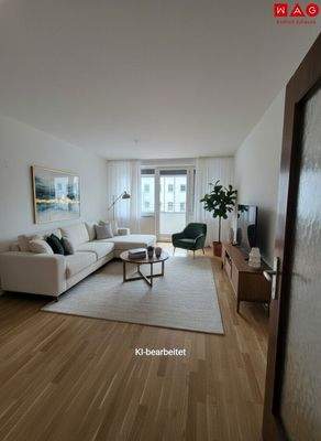 KI generiertes Wohnzimmer