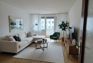 KI generiertes Wohnzimmer