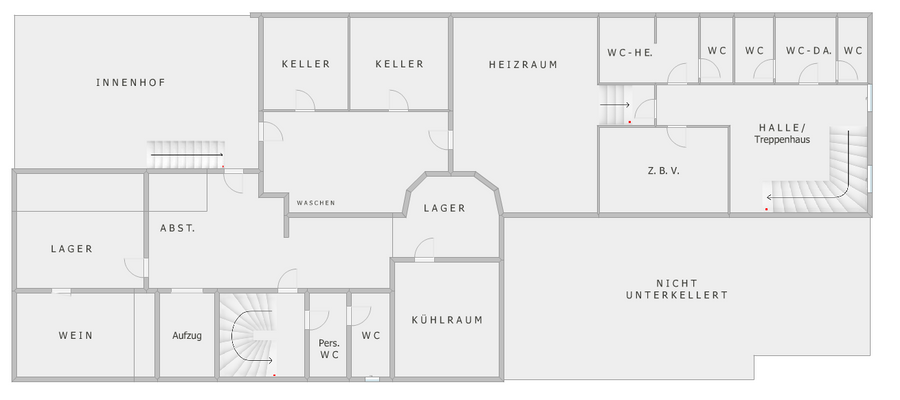 Grundriss Keller