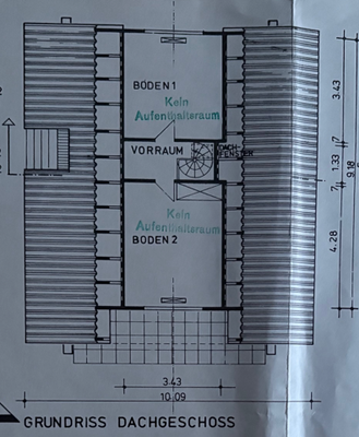 Grundriss Dachgeschoss