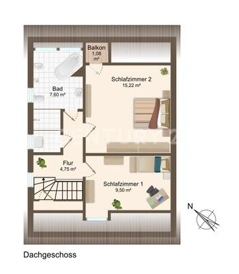Grundriss Dachgeschoss