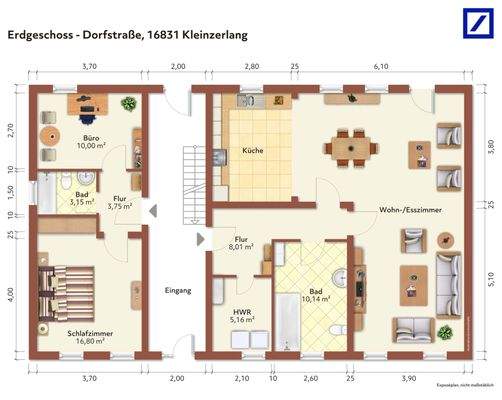 Grundriss - Erdgeschoss - Hauptwohnung