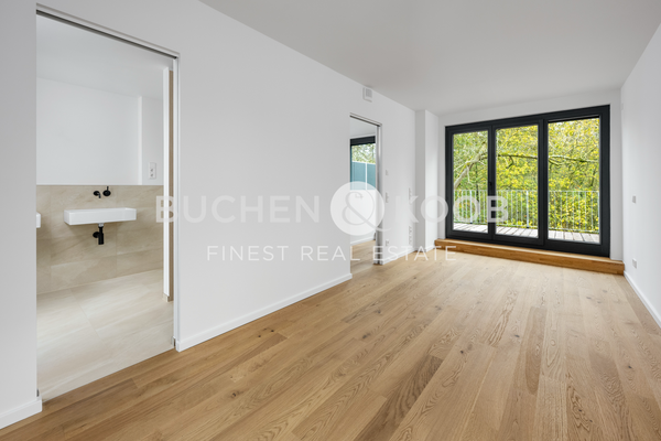 Schlafzimmer mit Bad en Suite