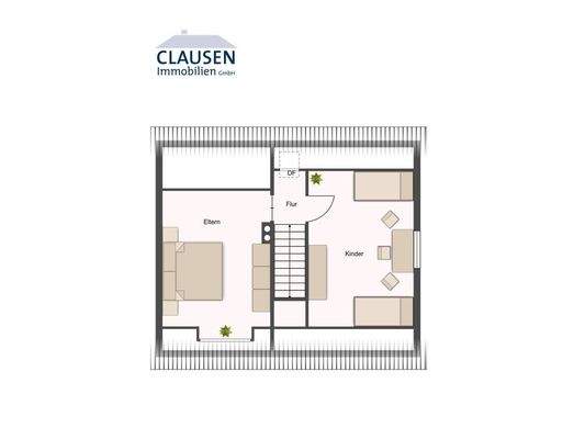 skizzierter Grundriss DG