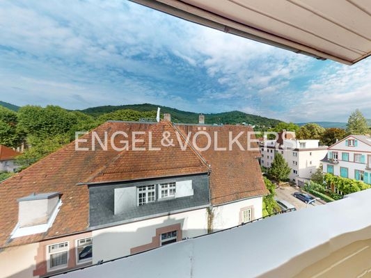 Blick von der Dachterrasse in östlicher Richtung