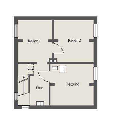 Grundriss Teilkeller