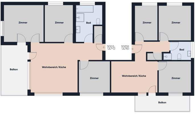 Grundrissplan ohne Maßstab OG