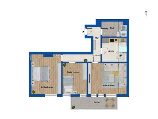 Grundriss Dachgeschoss