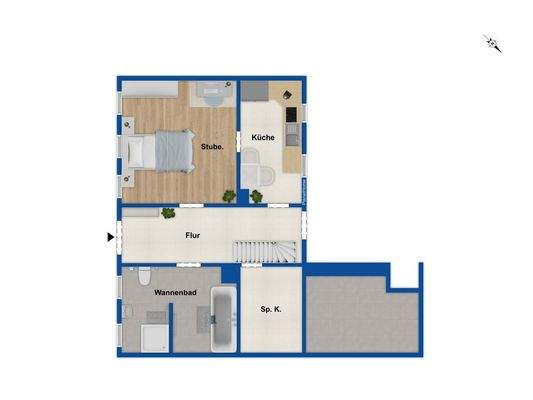 Grundriss Erdgeschoss