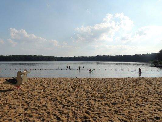 Badestelle am Gudower See