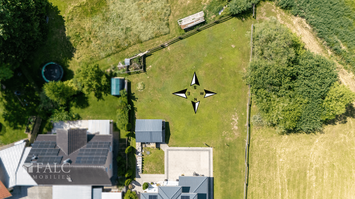 Grundstück Kompass