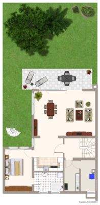 Wohnungsplan Hanggeschoss