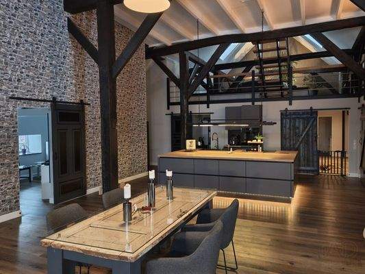 Küche und Essbereich