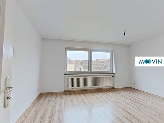 Ansicht III: Wohn- und Schlafzimmer