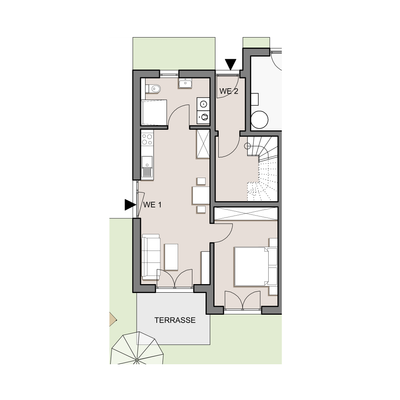 Grundriss EG Einliegerwohnung