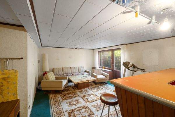 Kellerraum mit Außenzugang