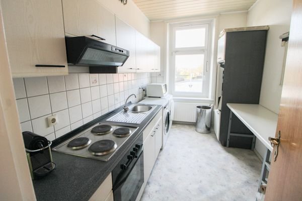 Einbauküche im Obergeschoss