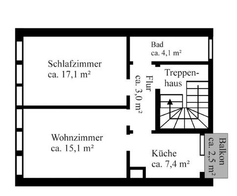Grundriss 2.Obergeschoss