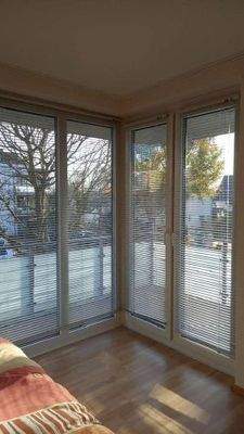 Schlafzimmer - Blick zum Fenster