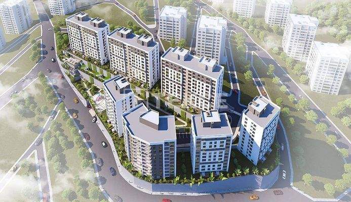Ready-to-Move Apartments in a Project in Eyüpsultan Istanbul