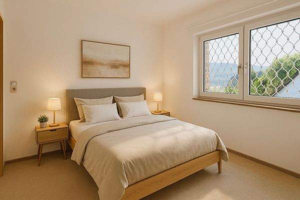 Großes Elternschlafzimmer - hier nur eine Teilansicht.